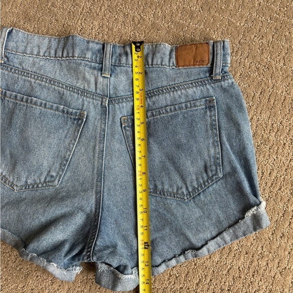 AERO Mom Short Denim Jean Shorts Button Fly Women's Size 2 - Picture 7 of 7